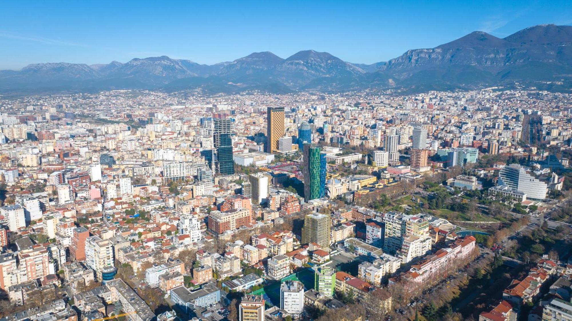 Hotel Aria Tirana Kültér fotó