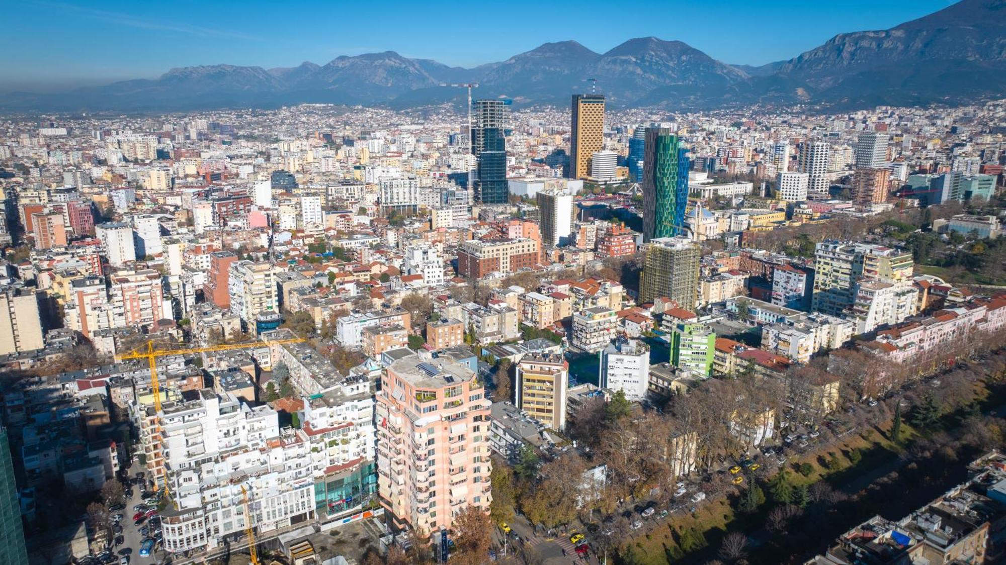 Hotel Aria Tirana Kültér fotó
